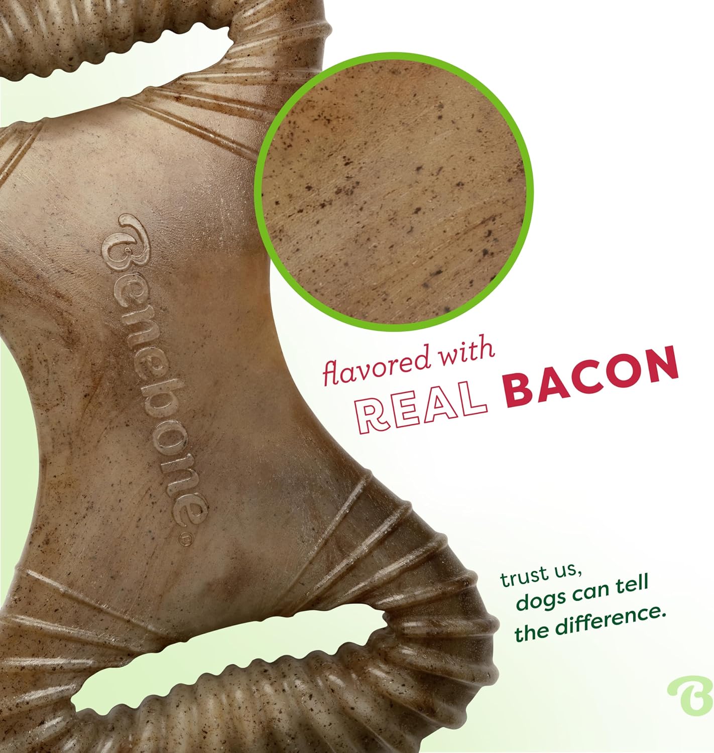 Benebone Dental Dog Chew Toy for Aggressive Chewers, Real Bacon, Medium | Durable, Super Chewer, Made in USA, Dog Bones, Long-Lasting, A Size for Every Dog, Keeps Them Busy - Image 2
