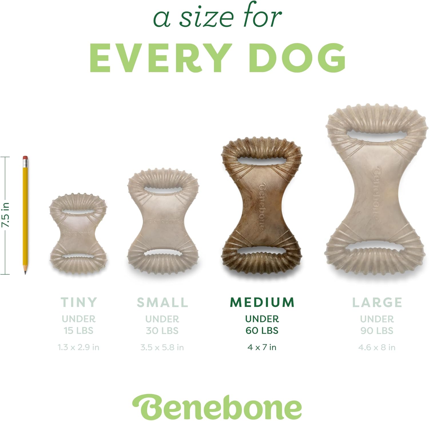 Benebone Dental Dog Chew Toy for Aggressive Chewers, Real Bacon, Medium | Durable, Super Chewer, Made in USA, Dog Bones, Long-Lasting, A Size for Every Dog, Keeps Them Busy - Image 4